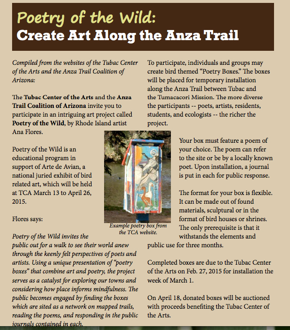 Anza NPS magazine ad