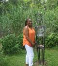 Rhonda Ward, poet, by her poem, Lyman Allyn Museum grounds