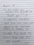 note from old lyme pow